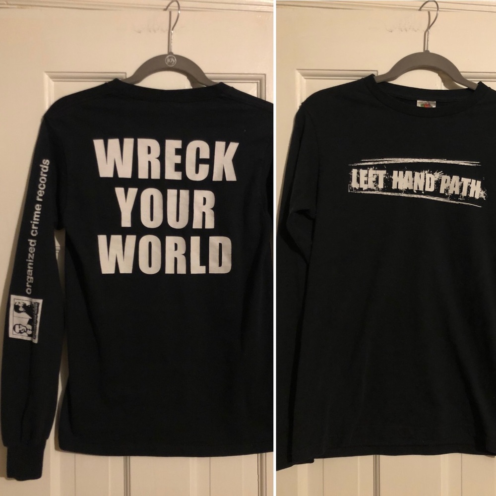 RARE!! EUC Men’s Left Hand Path Band Tee (Chicago Hardcore) Early 2000’s; Size S